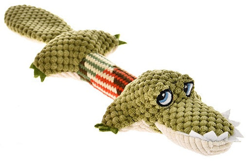 Duurzame pluche hondenknuffel met piepgeluid