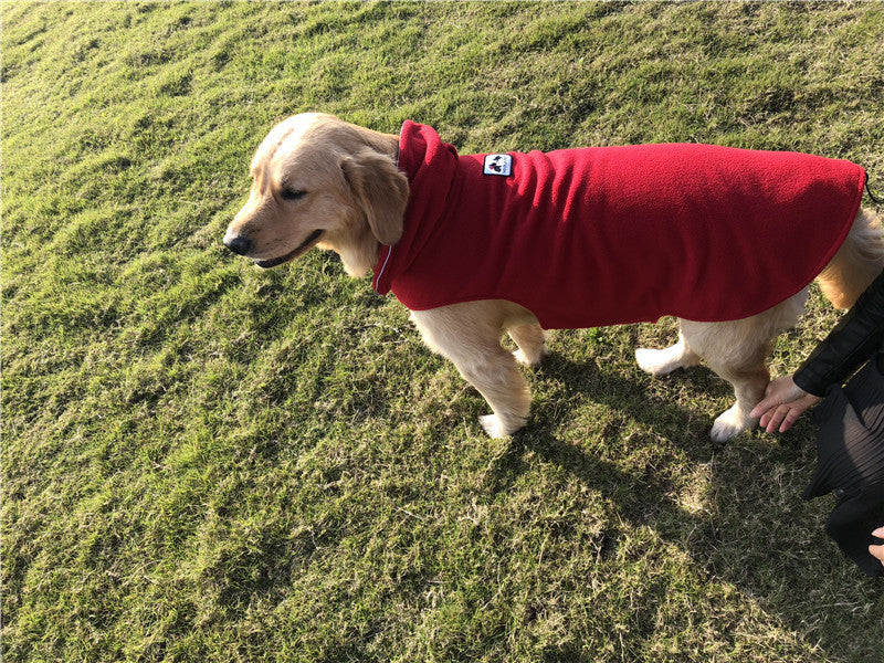 Herfst- en winterhondenkleding, fleece vest dubbelzijdig