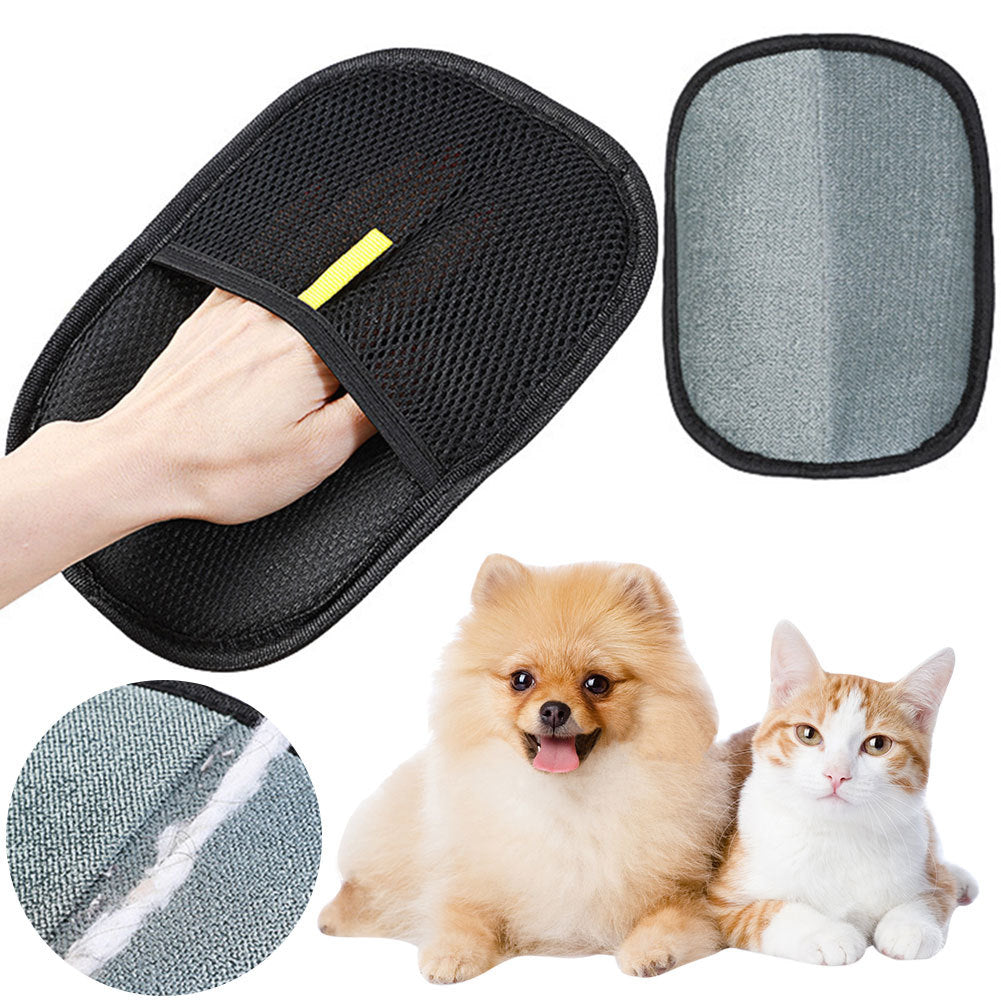 Luxe wasbare haarverwijderhandschoen voor hond en kat