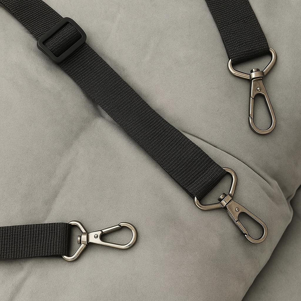Premium Hondenbed voor op de Achterbank – Veilig, Zacht & Stevig