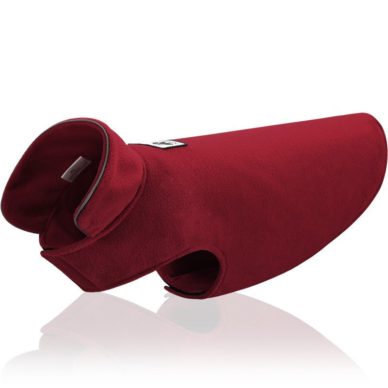 Herfst- en winterhondenkleding, fleece vest dubbelzijdig