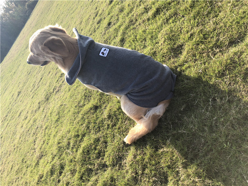 Herfst- en winterhondenkleding, fleece vest dubbelzijdig