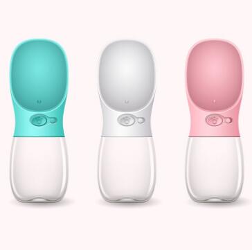 Przenośna Butelka na Wodę dla Psa – Podróżna Miska z Dozownikiem, Bez Wycieków