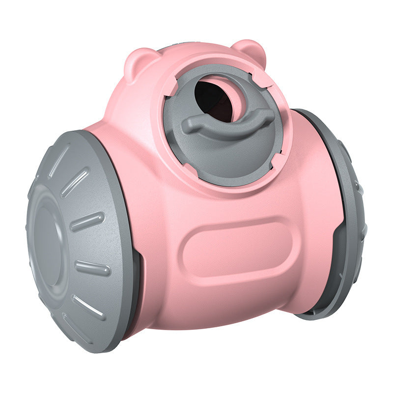 Interactive robot bear – food dispenser &amp; moving toy for dogs and cats