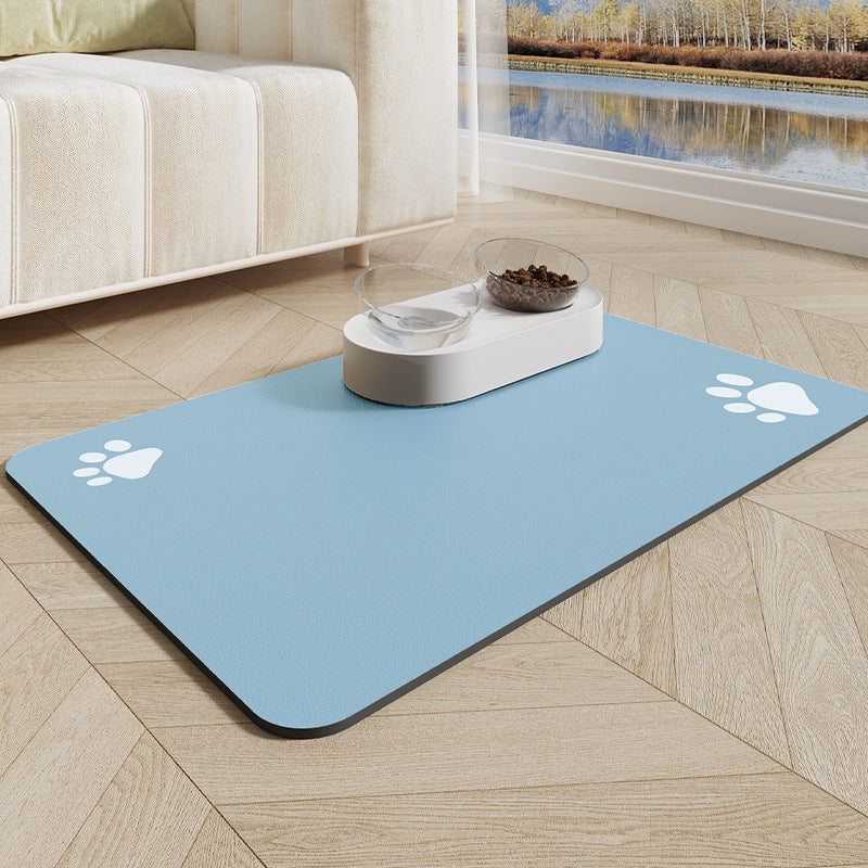 Wasbare voerplacemat voor hond en kat met absorberend ontwerp