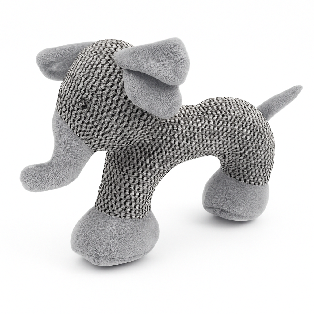 Bite-resistant squeaky dog toy – soft plush &amp; durable