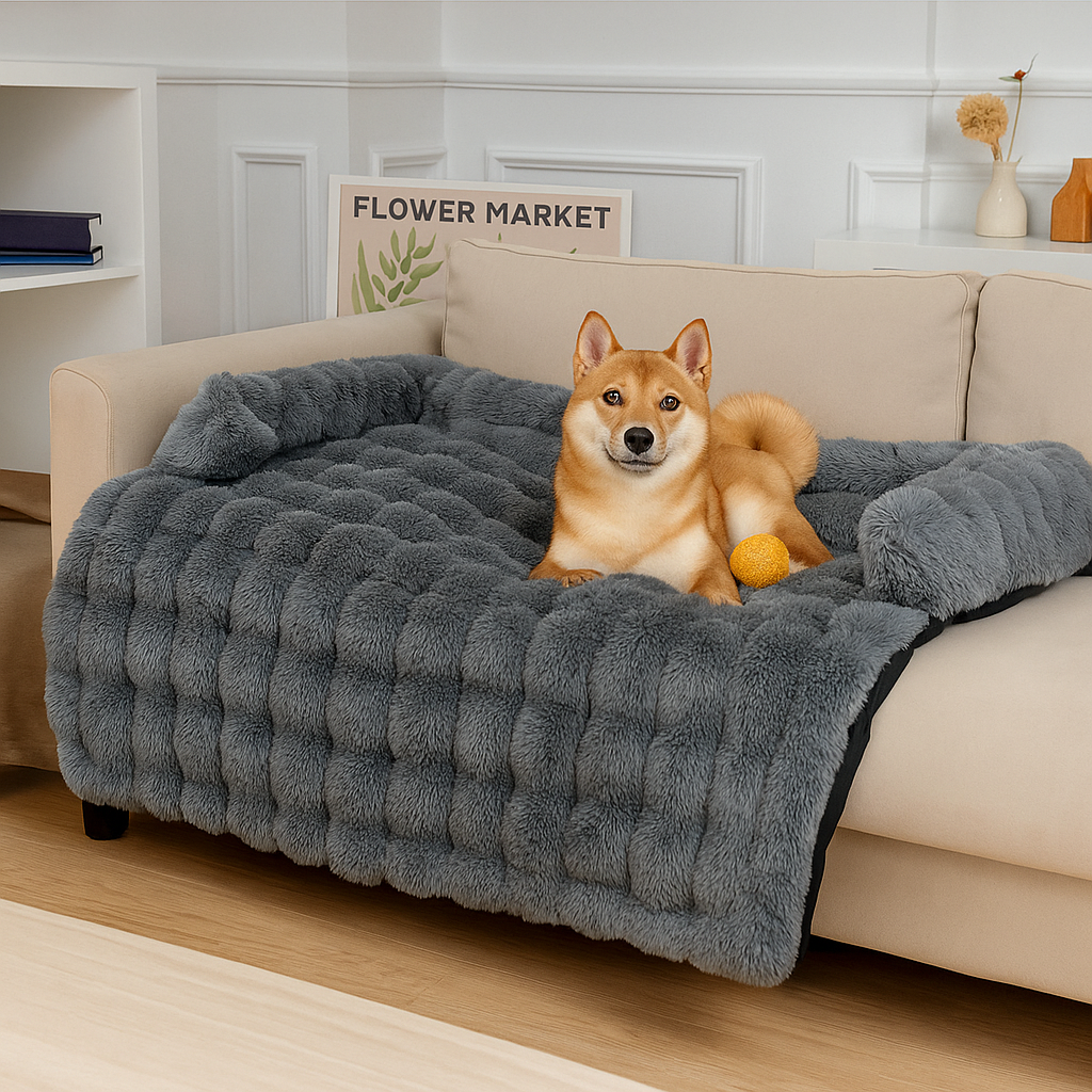 Luxury washable dog bed – Plush &amp; removable design