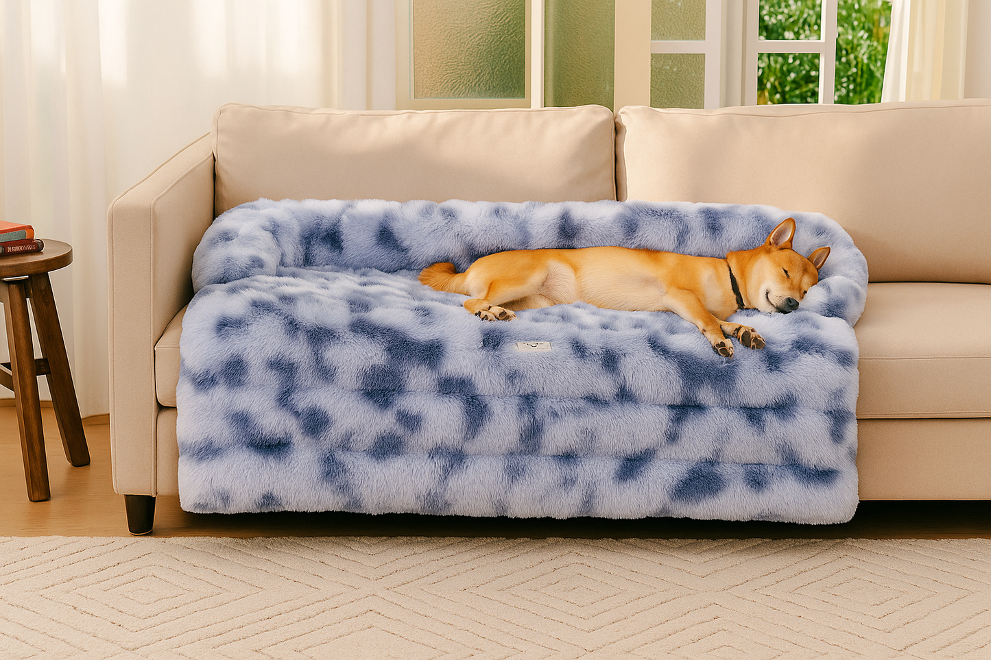 Luxury washable dog bed – Plush &amp; removable design