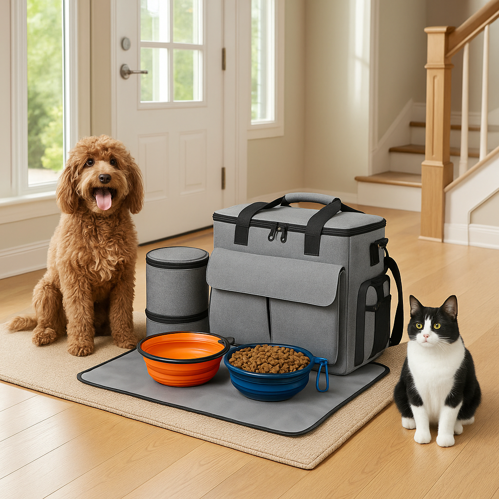 Dog Travel Bag – handy and spacious backpack for on the go and when traveling
