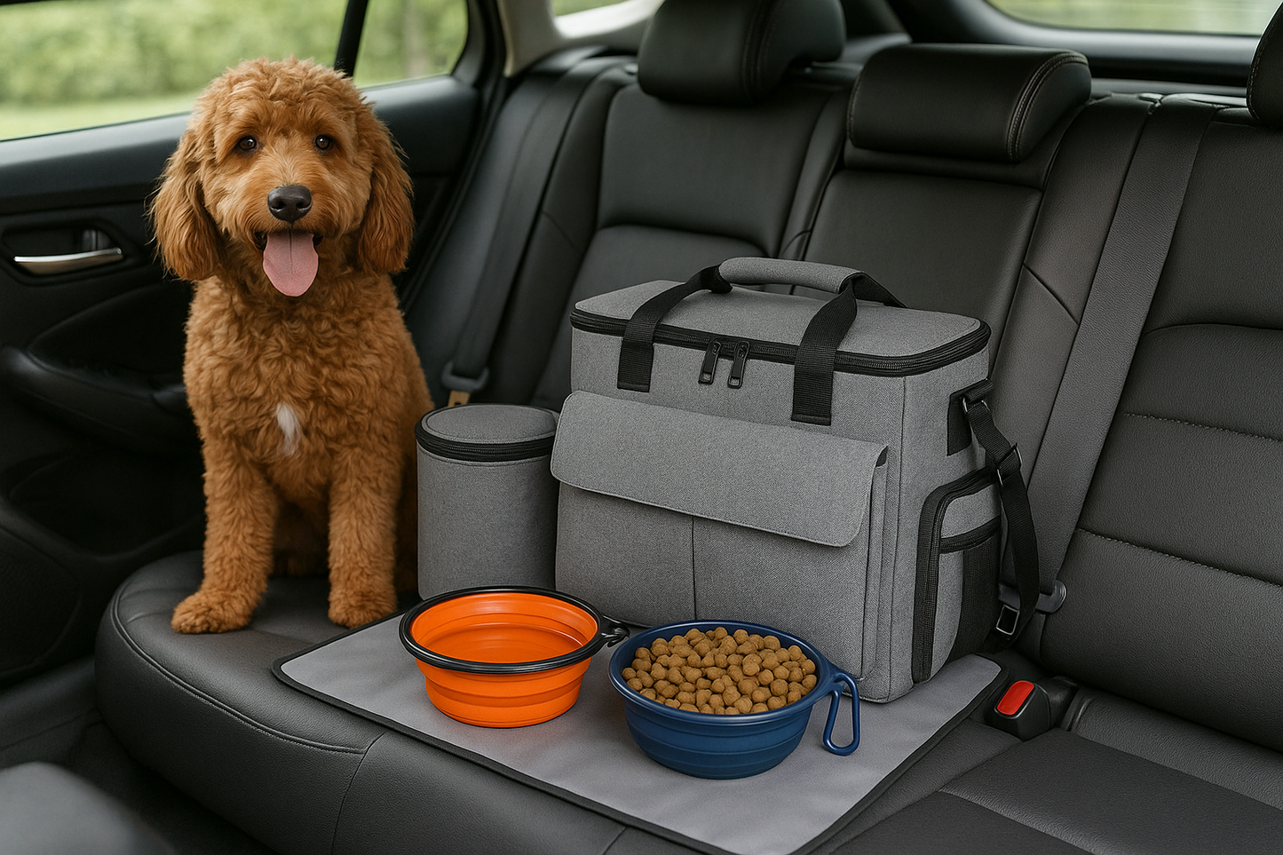 Dog Travel Bag – handy and spacious backpack for on the go and when traveling