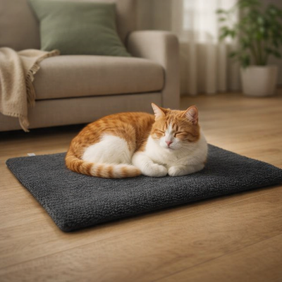 Samogrzejący Koc dla Kota – Ciepły Bez Prądu, Miękki i Bezpieczny