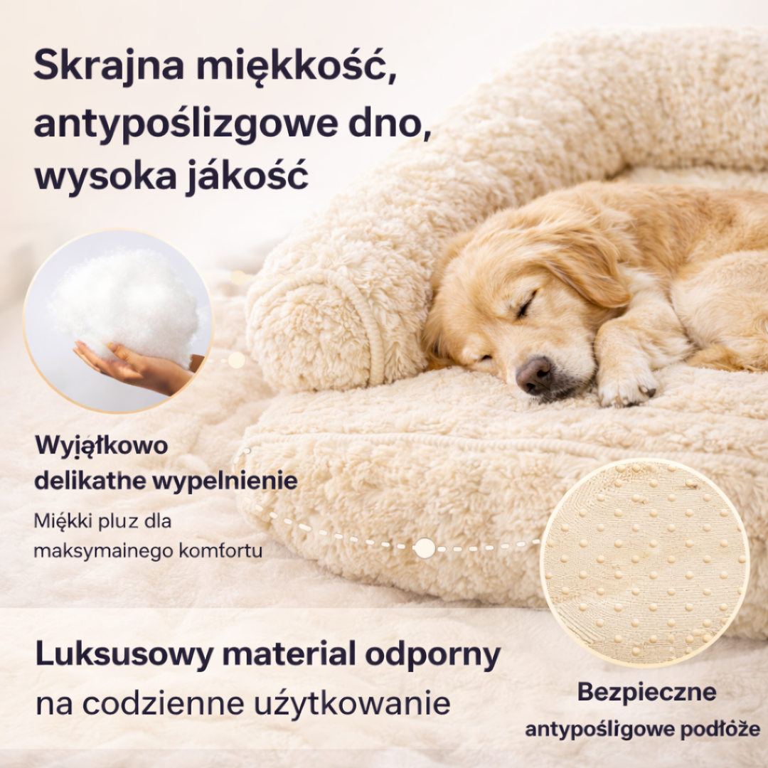 Pluszowa Mata na Kanapę dla Psa – Pralna, Antypoślizgowa, 4 Kolory