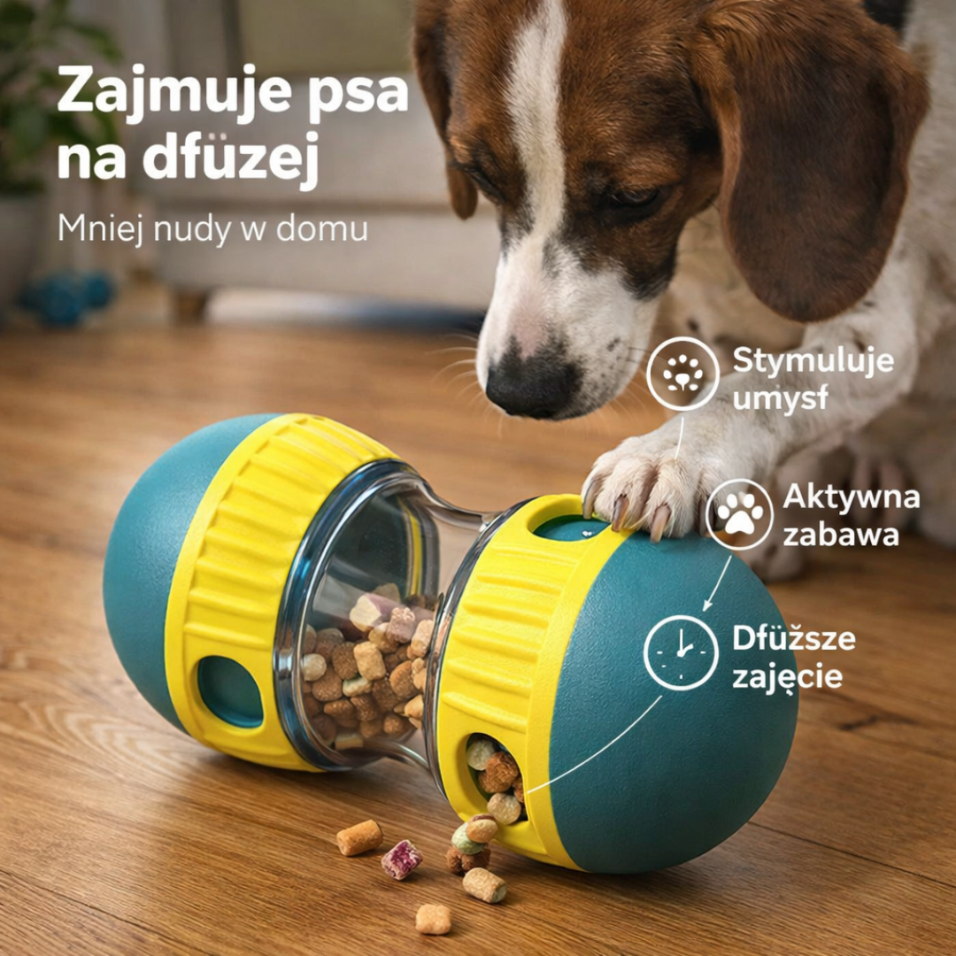 Interaktywna Kula na Smakołyki dla Psa – PlayPals™
