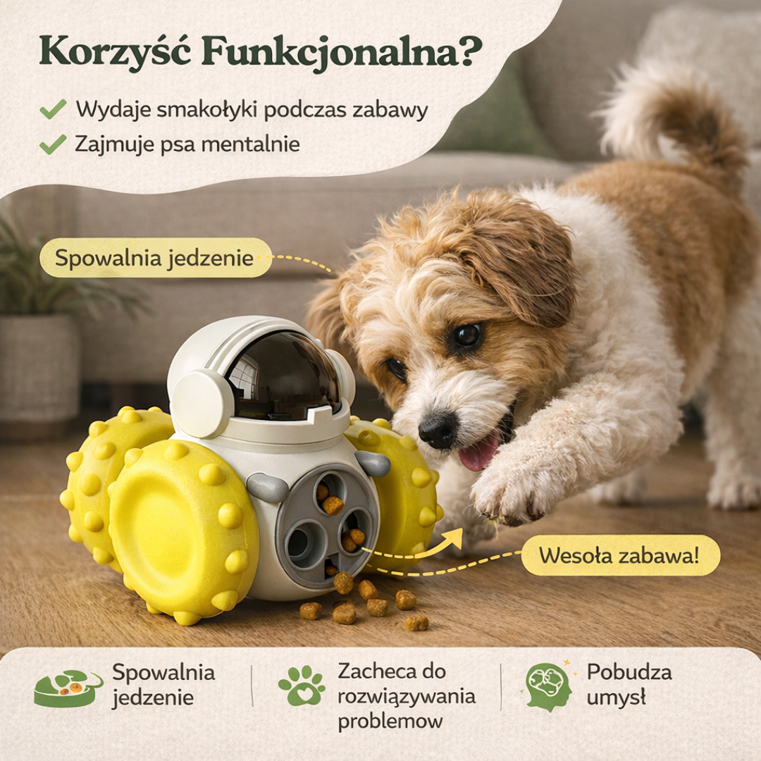 Dozownik IQ dla Psa i Kota – Trening Umysłu Podczas Każdego Posiłku