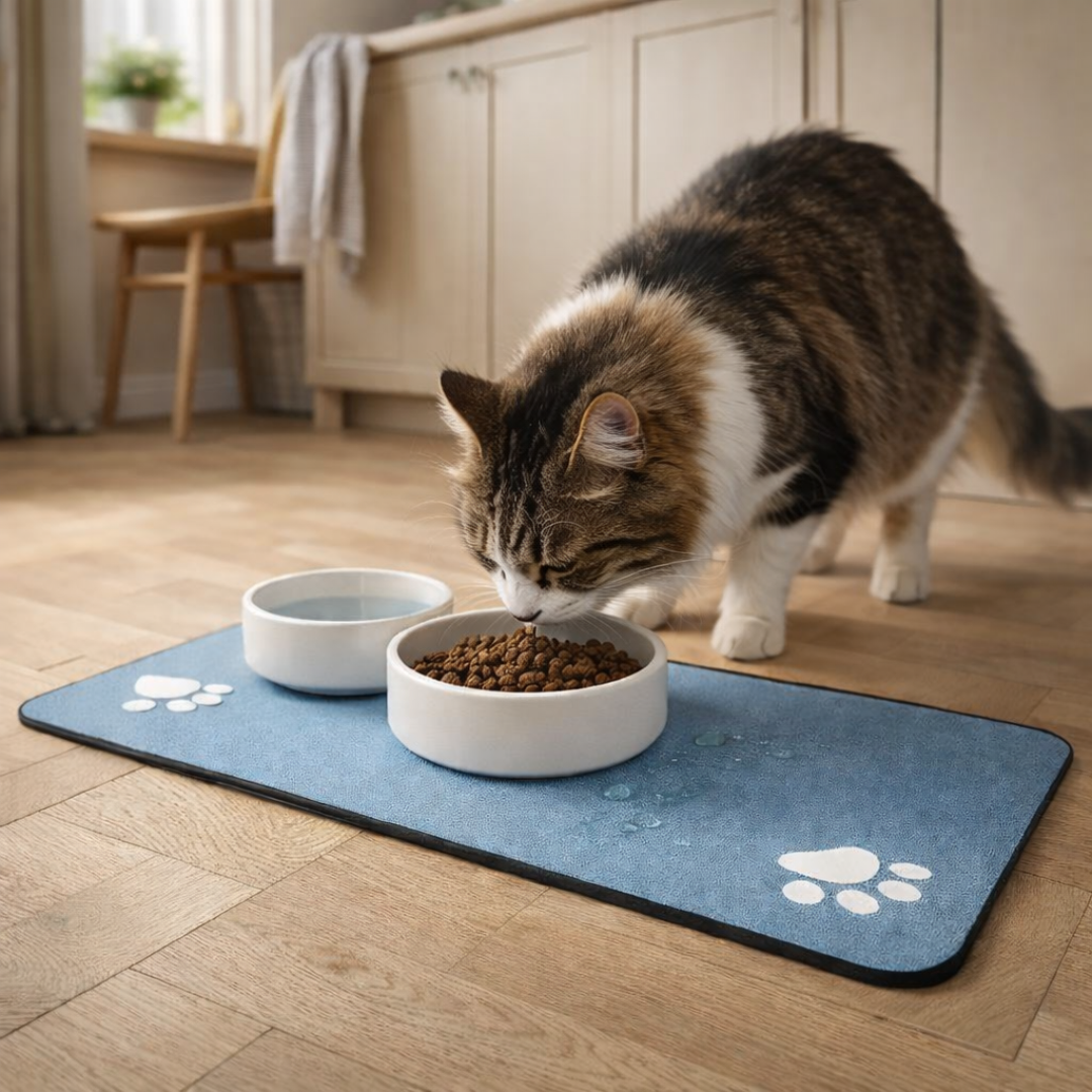 Chłonna Mata pod Miski – Podłoga Zawsze Sucha, Pralna w Pralce