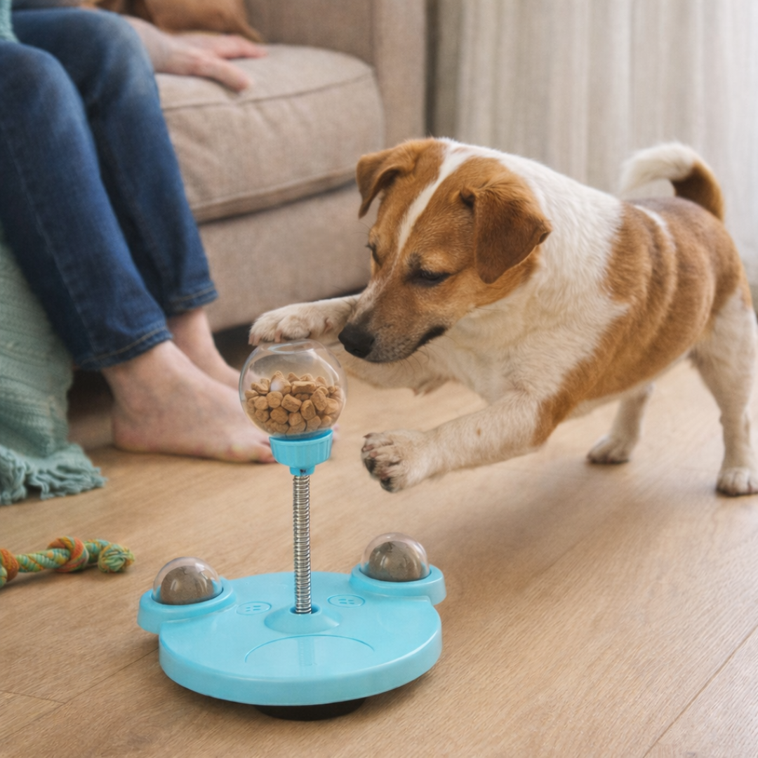 Kołysząca Miska Spowalniająca Jedzenie – Zapobiega Wzdęciom i Nudzie