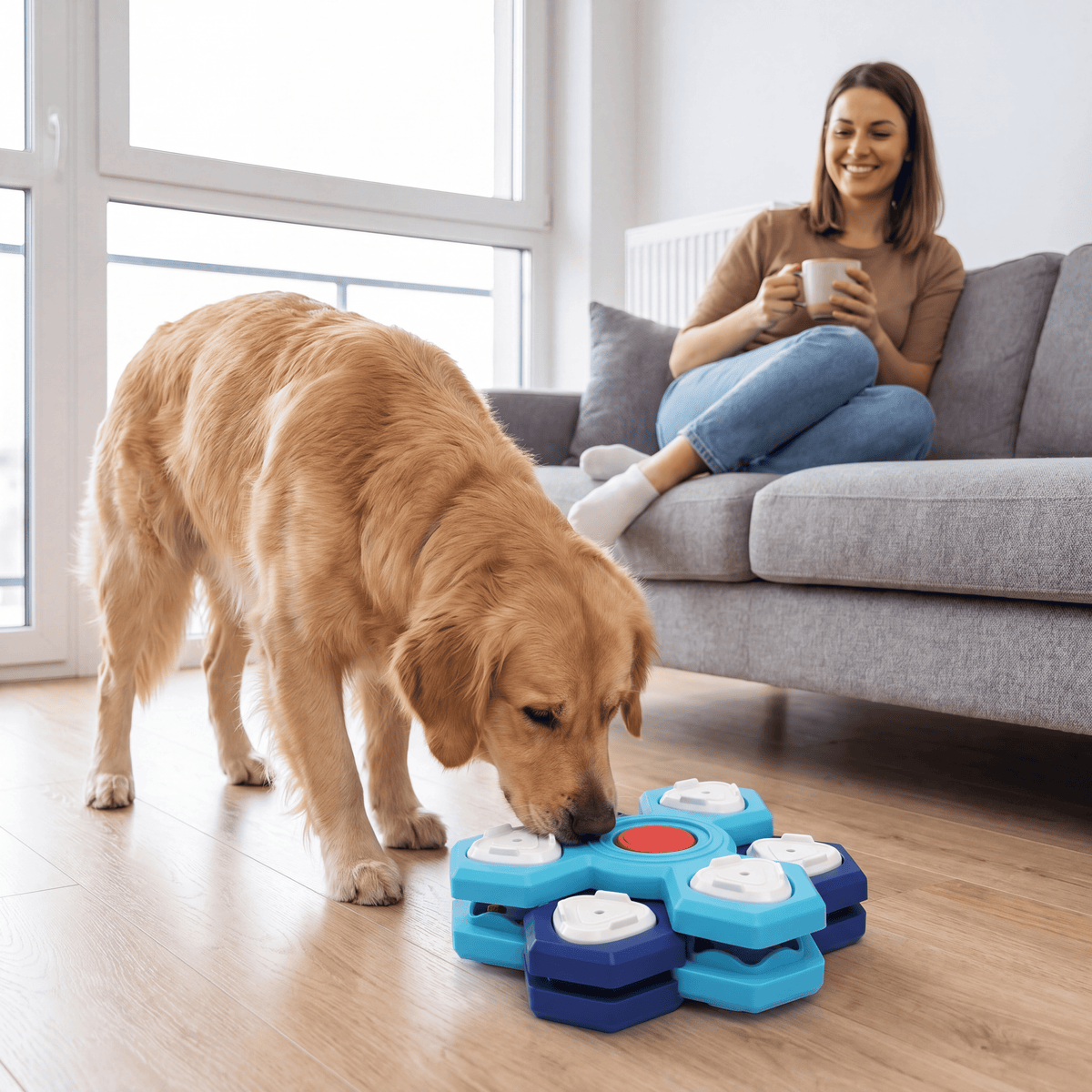 Slow Feeder Puzzle Bowl