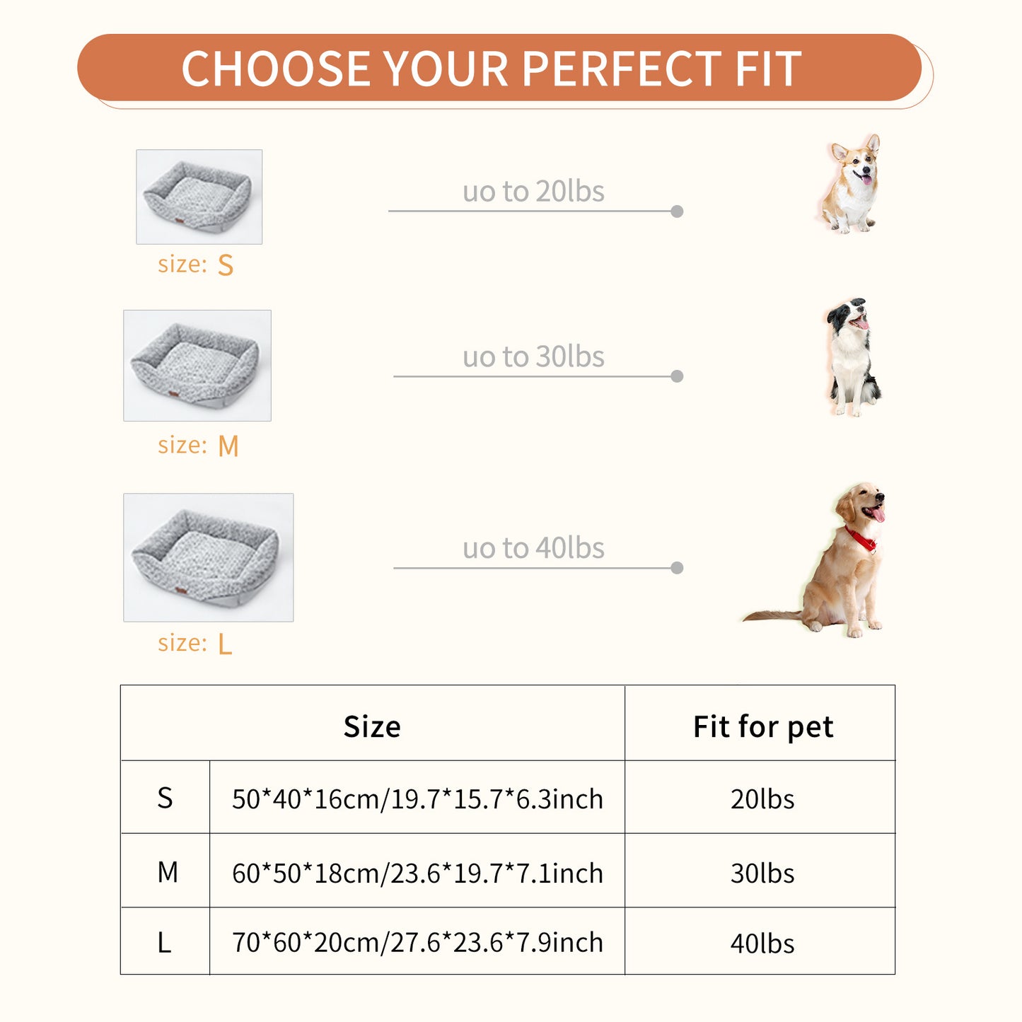 Orthopedisch Hondenbed – voor Kleine en Middelgrote Honden, Wasbaar & Comfortabel