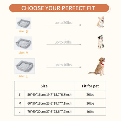 Orthopedisch Hondenbed – voor Kleine en Middelgrote Honden, Wasbaar & Comfortabel