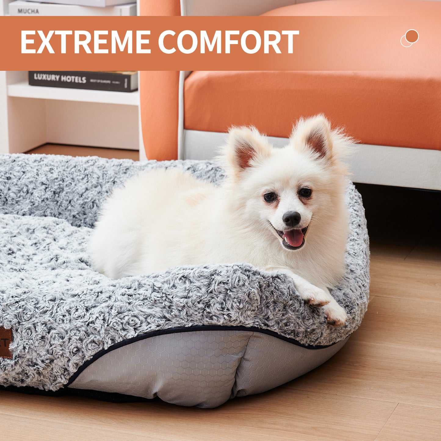 Orthopedisch Hondenbed – voor Kleine en Middelgrote Honden, Wasbaar & Comfortabel